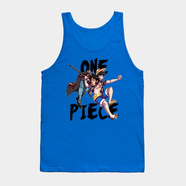 One Piece during Dressrosa Tank Top by shikicraig